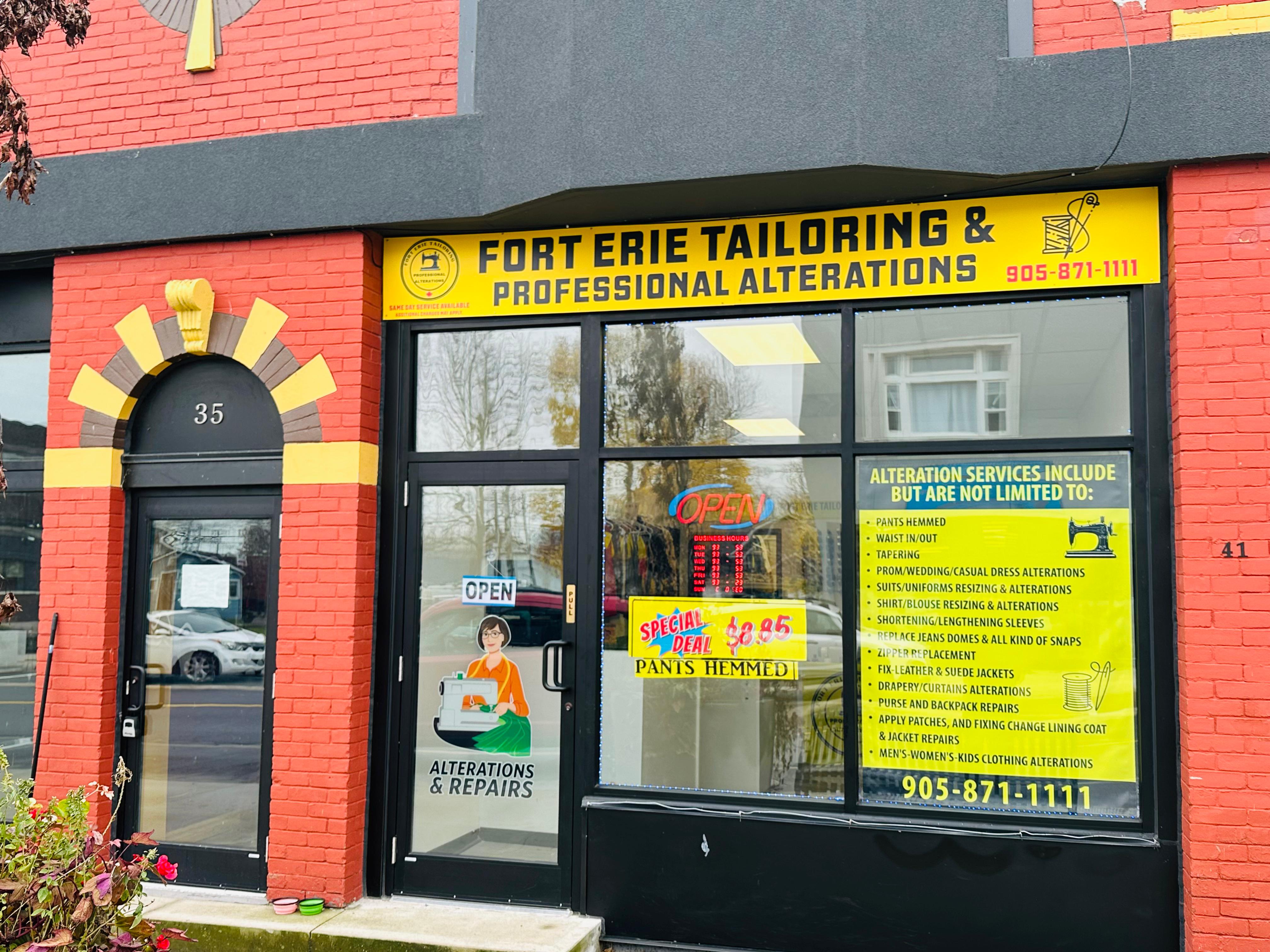 Storefront - Fort Erie Location